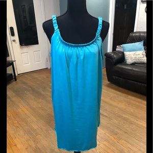 Turquoise bathing suit cover up Size Medium